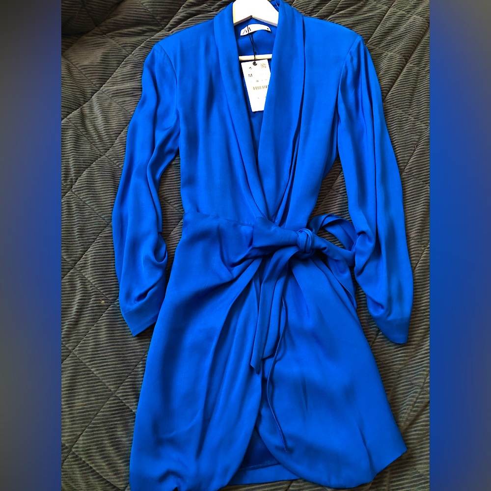 Brand New with Tags! Zara Dress | Front Wrap Blazer Dress